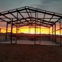 40X50X16 Steel Truss Frame Erection in Nevada