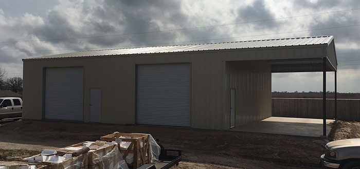 metal roof gable overhang