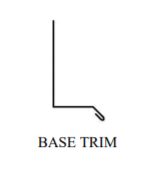 metal building trim base trim