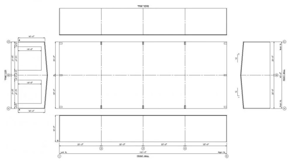 metal building dimensions