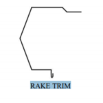 metal building trim rake trim
