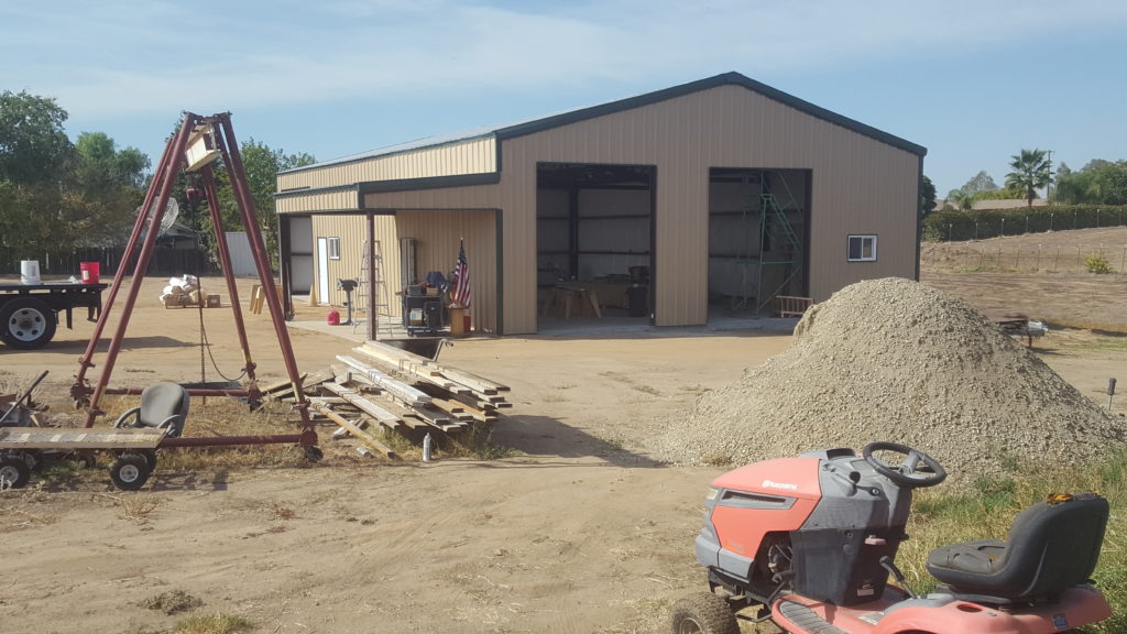 40x60x14 Metal Building in California