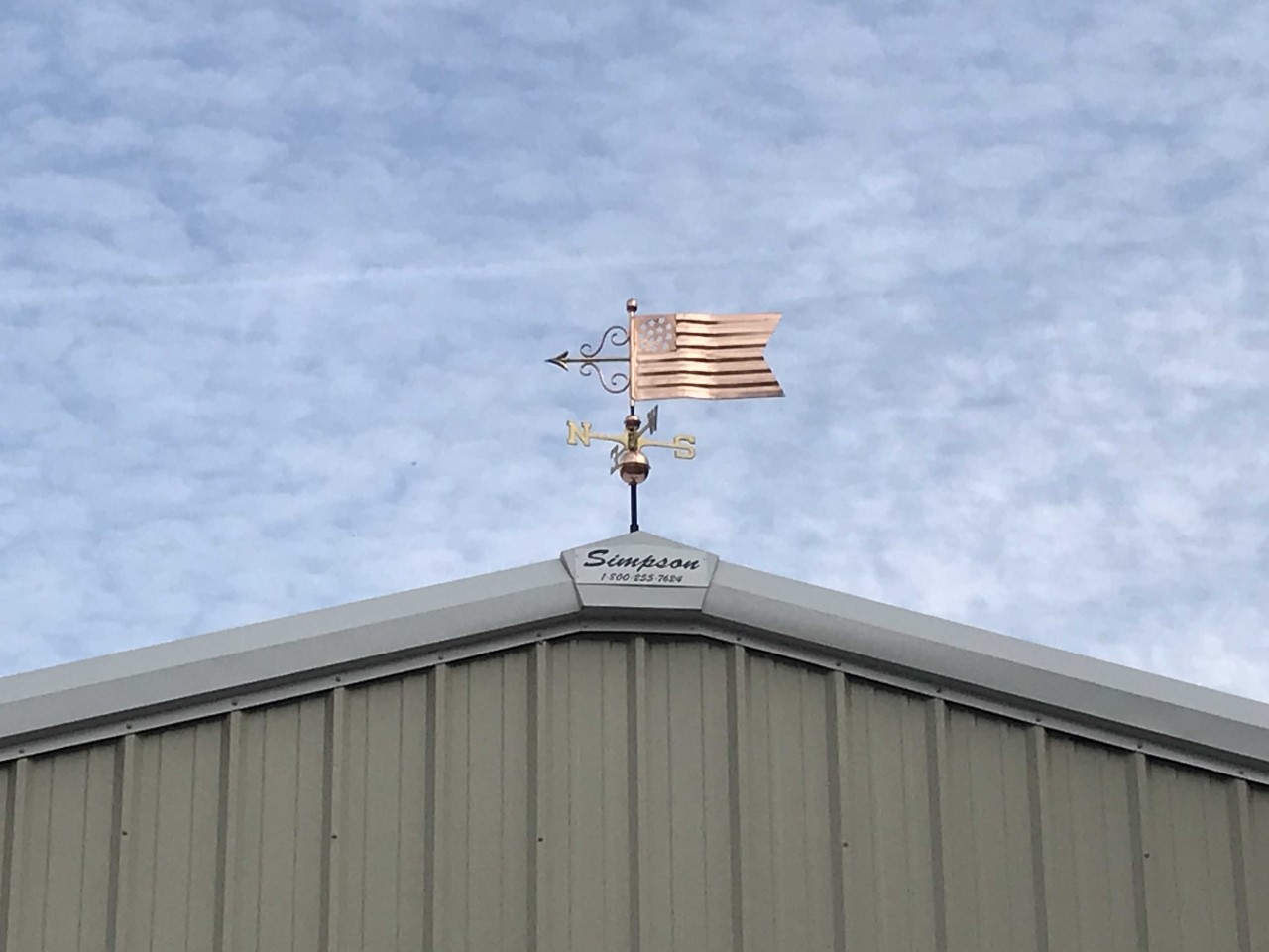 Simpson Steel Weathervane