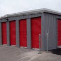 Steel Mini Storage Buildings | Red and Gray